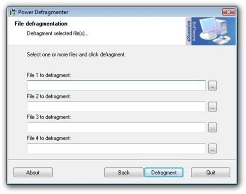 Power Defragmenter Power Defragmenter