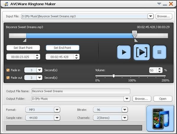 AVCWare Free Ringtone Maker AVCWare Free Ringtone Maker