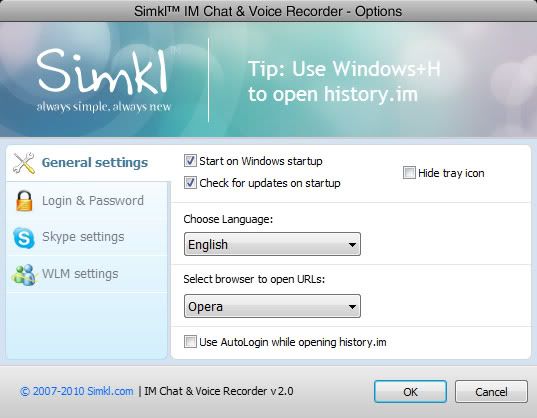 Simkl IM Chat & Voice Recorder Simkl IM Chat & Voice Recorder
