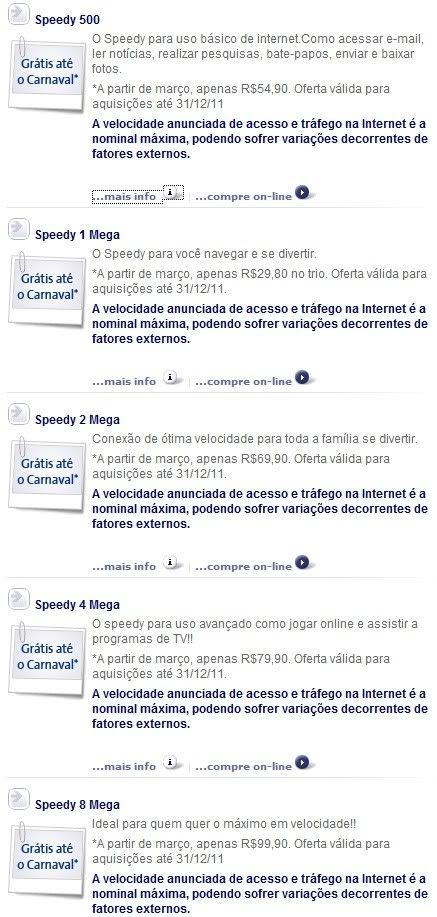 Speedy de graça até o carnaval Speedy de graça até o carnaval