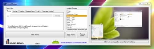 Theme Manager for Windows 7 Theme Manager for Windows 7