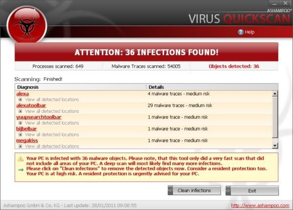 Ashampoo Virus Quickscan Ashampoo Virus Quickscan