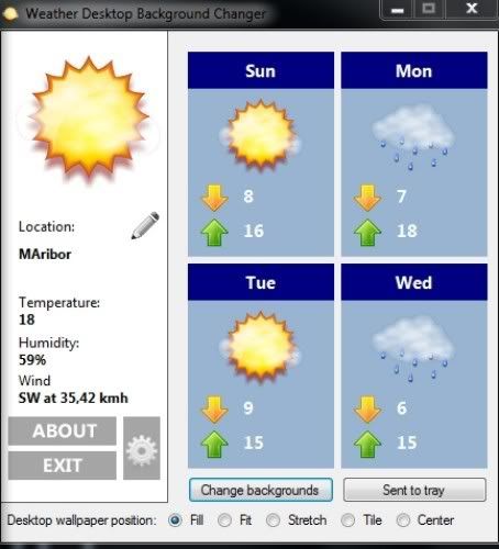 Weather Desktop Background Changer Weather Desktop Background Changer