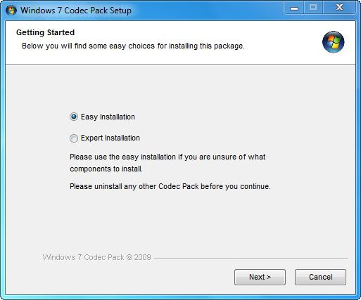 Windows 7 Codec Pack Windows 7 Codec Pack