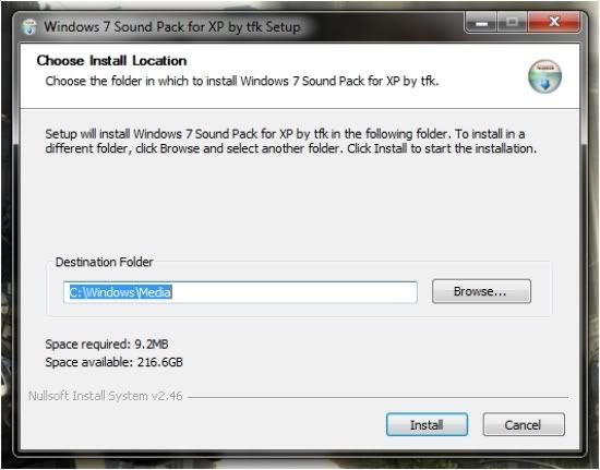 Como colocar sons do Windows 7 no XP