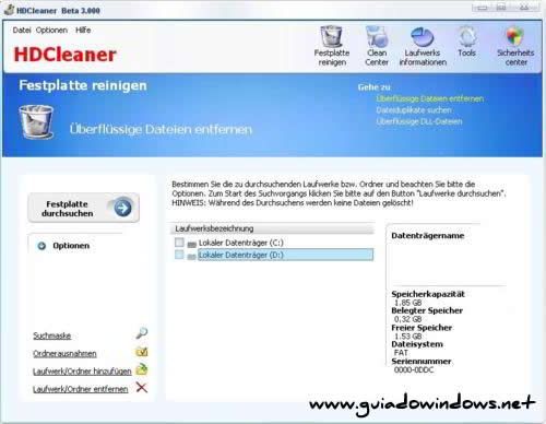 HDCleaner HDCleaner