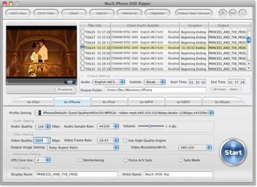MacX iPhone DVD Ripper MacX iPhone DVD Ripper