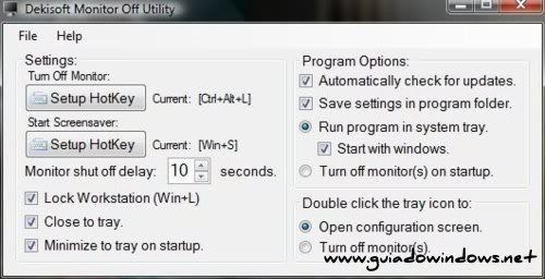 Monitor Off Utility Monitor Off Utility