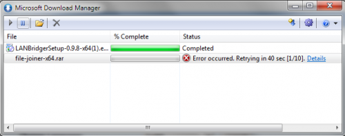 Microsoft Download Manager Microsoft Download Manager