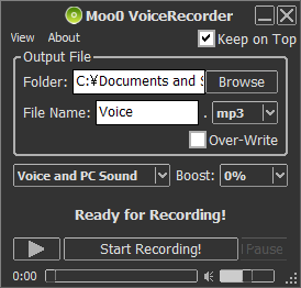 Moo0 VoiceRecorder