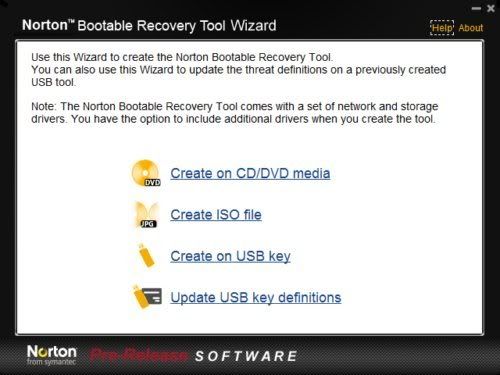 Norton Bootable Recovery Tool Norton Bootable Recovery Tool