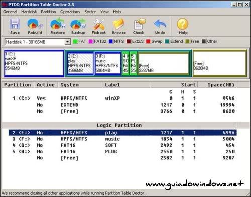 Partition Table Doctor Partition Table Doctor