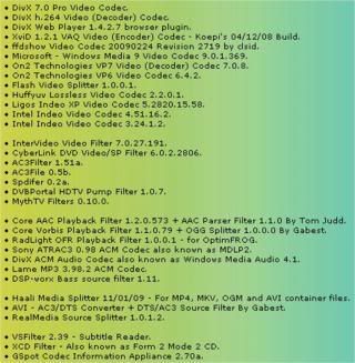 Media Player Codec Pack