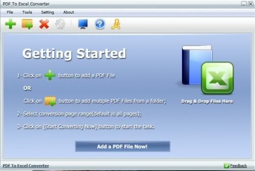 PDF To Excel Converter PDF To Excel Converter