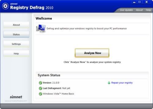 Simnet Registry Defrag Simnet Registry Defrag