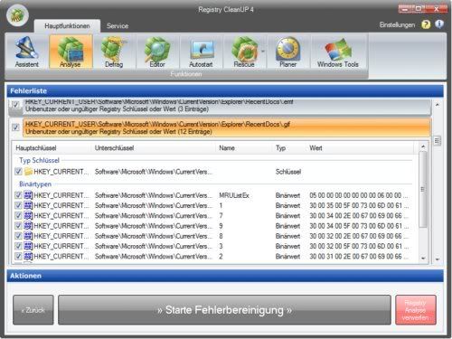 Registry CleanUP Registry CleanUP