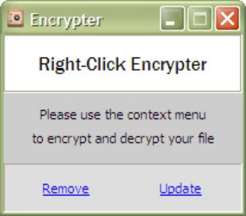 Right-Click Encrypter Right-Click Encrypter