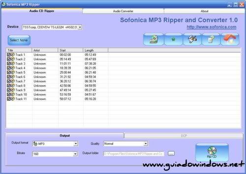Sofonica MP3 Ripper and Converter Sofonica MP3 Ripper and Converter