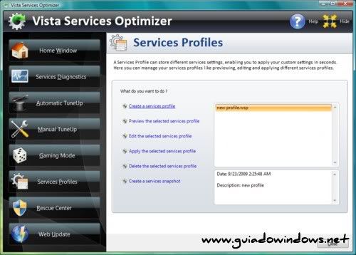 Vista Services Optimizer Vista Services Optimizer