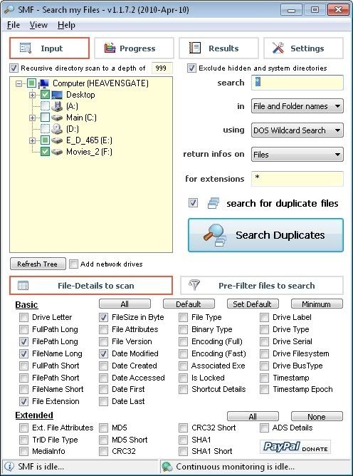 Search My Files Search My Files