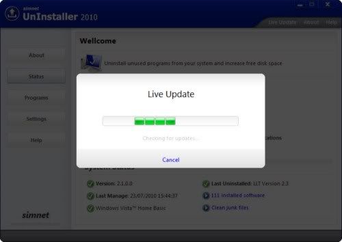 Simnet UnInstaller Simnet UnInstaller