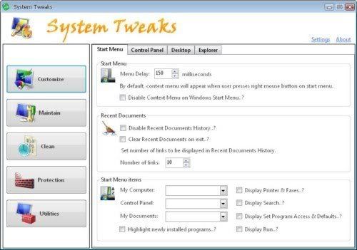 SystemTweaks SystemTweaks