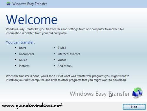 Windows 7 Easy Transfer Windows 7 Easy Transfer