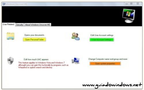 Windows Uncover ME Windows Uncover ME
